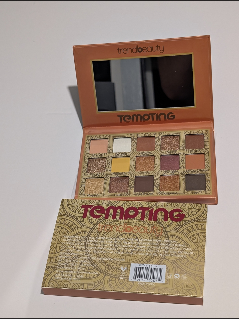 Trendbeauty Tempting Eyeshadow Palette 9-Shade NIB